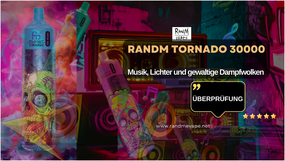RandM Tornado 30000 Einweg Vape Bewertung